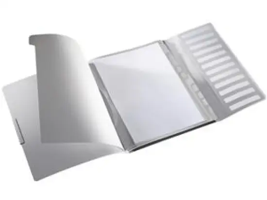 Ordnungsmappe Leitz 3996-00-94 39960094 Style 12-Fächer A4 satin schwarz, Pack 5 Stk