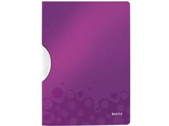 Klemmhefter Leitz 4185-00-62 41850062 ColorClip Wow A4 violett PP für 30 Blatt