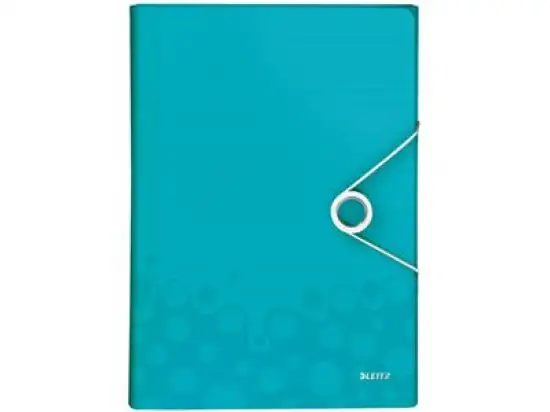 Projektmappe Leitz 4589-00-51 45890051 Wow eisblau A4 PP für 250 Blatt