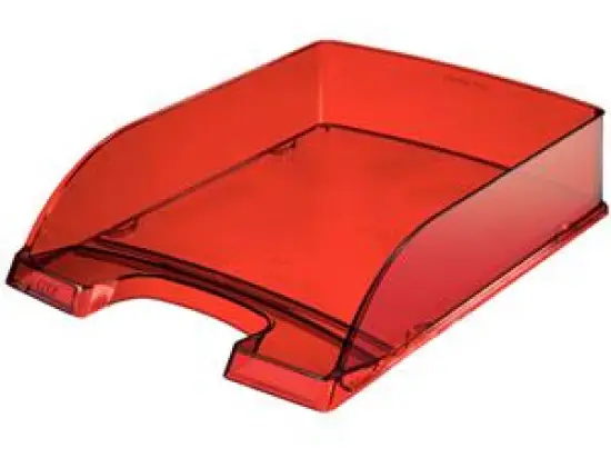 Briefablage Leitz 5226-00-28 52260028 Transparent Plus A4 Plus dunkelrot-transparent