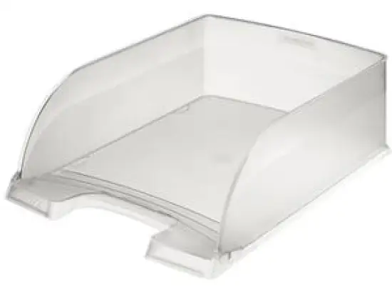 Briefablage Leitz 5233-00-03 52330003 Jumbo Plus A4 Jumbo 255x103x357mm stapelbar frost