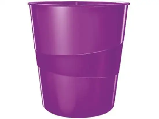 Papierkorb Leitz 5278-10-62 52781062 Wow 15 Liter violett, Pack 6 Stk