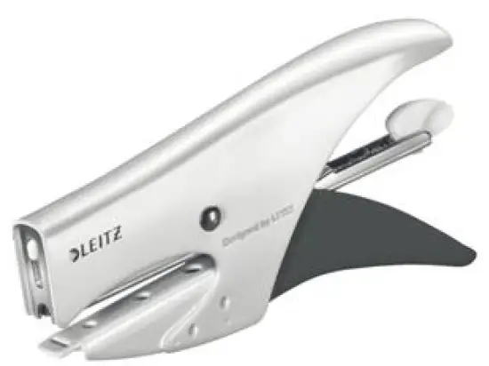 Heftzange Leitz 5531-20-01 55312001 Wow weiß-metallic bis 15 Blatt
