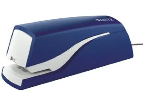 Elektroheftgerät Leitz 5532-00-35 55320035 Nexxt blau bis 10 Blatt, mit Netzteil und Heftklammern