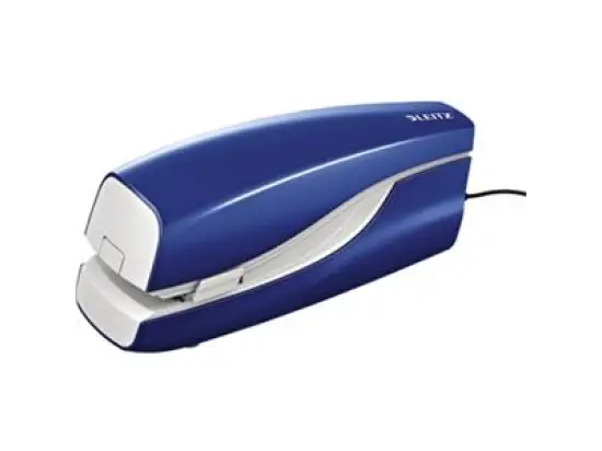 Elektroheftgerät Leitz 5533-00-35 55330035 Nexxt blau bis 20 Blatt mit Netzteil und Heftklammern