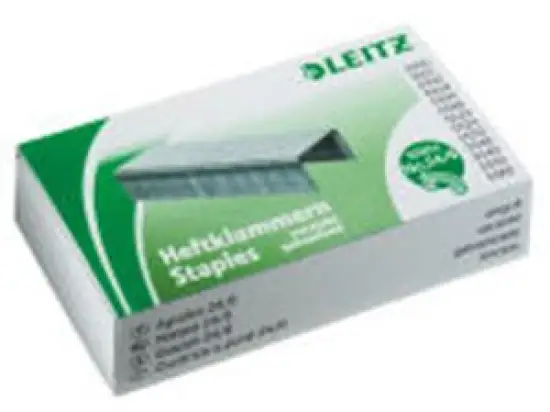 Heftklammern Leitz 5570-00-00 55700000 24/6 verzinkt, Pack 1000 Stk