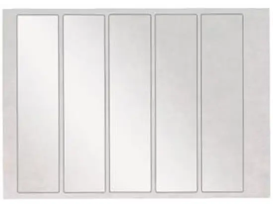 Schutzetiketten Leitz 6651-00-03 66510003 OCplus für 6652 transparent, Pack 100 Bogen/500 Stk