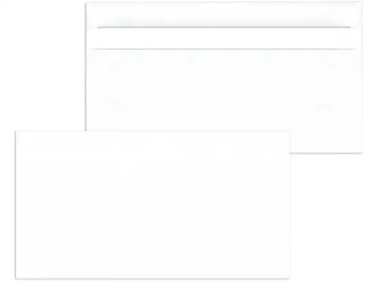 Briefumschlag Rössler Kuvert 30005427 207450 125x229 ohne Fenster selbstklebend weiß 75g Kompakt mit Innendruck, Pack 1000 Stk