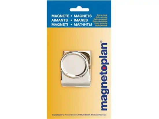 Magnetclip Magnetoplan 16669 silber 50mm