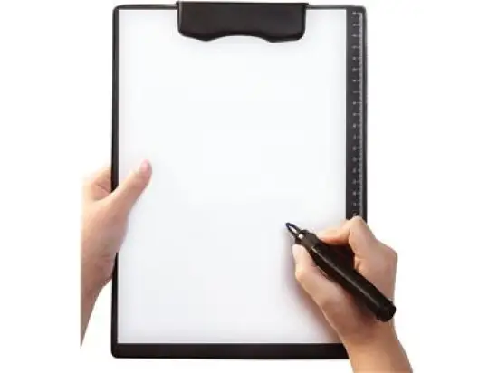 Klemmbrett Magnetoplan 1131512 A4 magnetisch schwarz 225x318mm, bis zu 15 Blatt