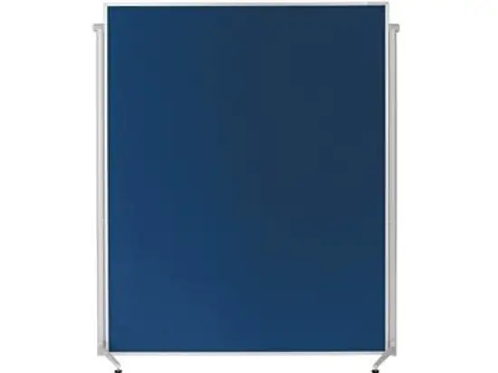 Moderationstafel Magnetoplan 1151103 evolution plus blau, mobil einteilig, Rahmen eloxiert