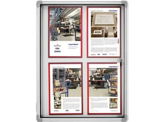 Innenschaukasten Magnetoplan 1215200 SP 9xA4 87x108,5cm magnetisch