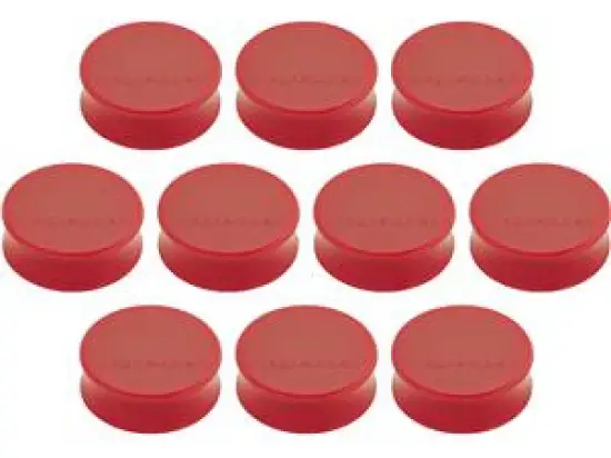 Magnet-Kreis Magnetoplan 1665006 Ergo Ø 34mm large rot, Pack 10 Stk