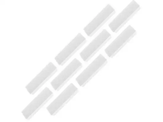 Magnet-Rechteck Magnetoplan 1665100 54x19x8mm weiß, Pack 10 Stk