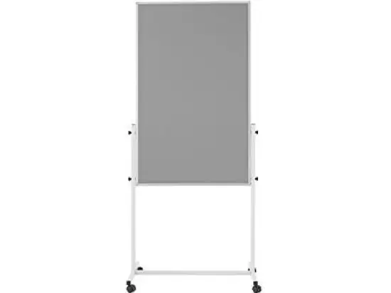 Universal-Board Magnetoplan 11112101 75x120cm grau, Filz und magnethaftende Schreibfläche