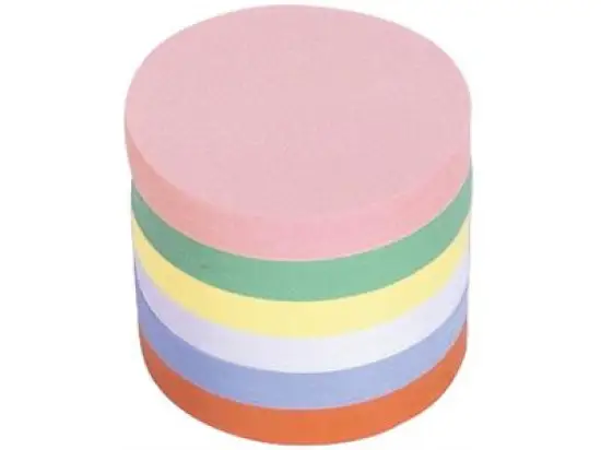 Moderationskarten Magnetoplan 112501610 sortiert rund 10cm, Pack 250 Stk