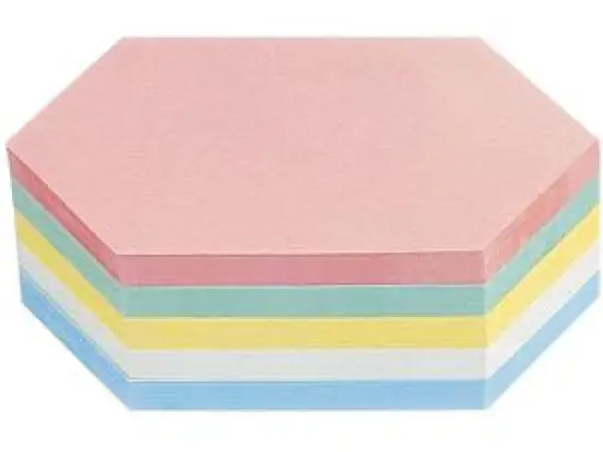 Moderationskarten Magnetoplan 112502210 sortiert Rhombus 200x95mm, Pack 250 Stk