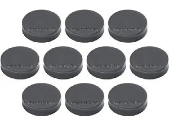 Magnet-Kreis Magnetoplan 16640101 Ergo Ø 30 mm medium felsgrau, Pack 10 Stk