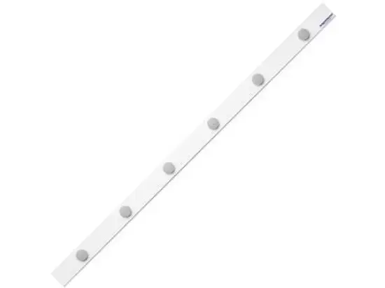 Magnet-Wandleisten-Set Magnetoplan 16271M magnetowand weiß 1000mm inkl. 6 Magnete