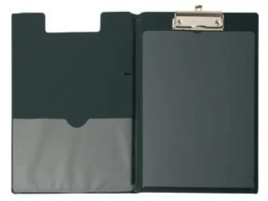 Schreibplatte / Klemmbrett Maul 2339690 A4-hoch schwarz mit Folienüberzug, Durchschreibschutz, Klemmweite 8mm