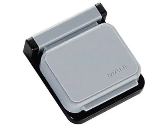 Planhalter-Magnetclip Maul 6240084 S, grau Schnapp Automatik selbstklebend, Pack 10 Stk