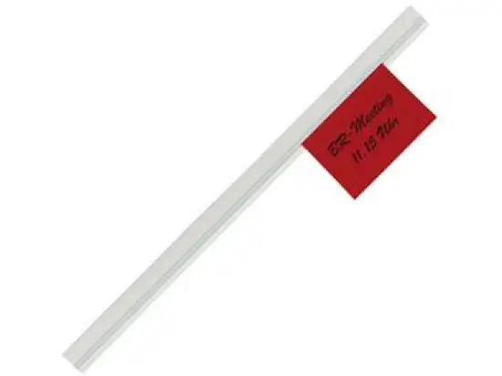 Planhalter-Wandklemmschiene Maul 6245502 selbstklebend 50cm weiß Planhalter/Infoleiste