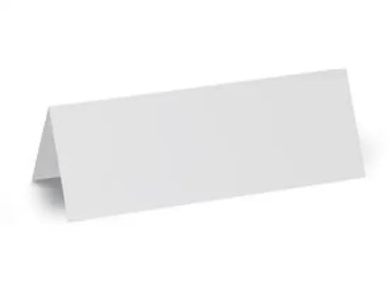 Tischnamensschild Maul 6393602 Karton weiß 210x75mm, Pack 100 Stk