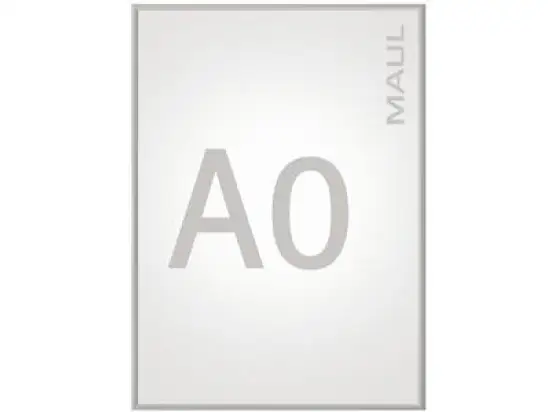Klapprahmen Maul 6604008 MAULstandard A0 silber 123,3x88,5x2cm