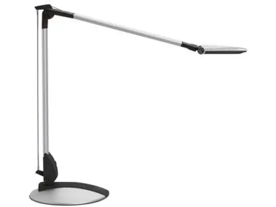 Tischleuchte Maul 8206795 MAULoptimus LED 10 Watt colour vario Standfuß dimmbar silber