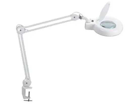 Lupenleuchte Maul 8263402 MAULviso LED weiß mit Klemmfuß 6 Watt
