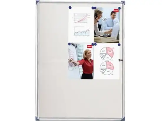 Schaukasten Nobo 1902282 9 x A4 extraflach, abschliessbar, magnetisch