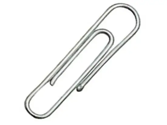 Briefklammern Norica 2210 570/24 24mm verzinkt mit Kugelenden, Pack 1000 Stk