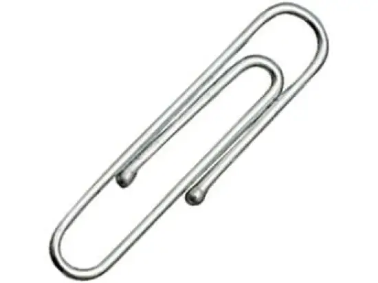 Briefklammern Norica 2220 575/32 32mm verzinkt mit Kugelenden, Pack 1000 Stk