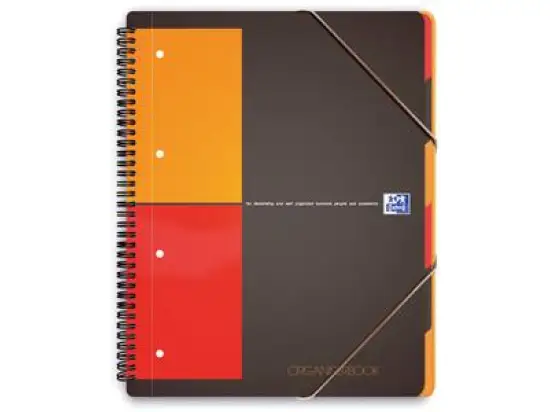 Collegeblock Oxford 100102777 Organizerbook A4 kariert 90 Blatt 80g