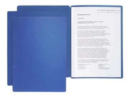 Präsentationsmappe Pagna 22008-02 Star blau 2-teilig, Pack 20 Stk