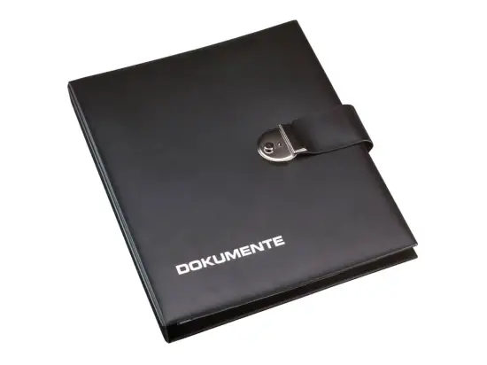 Dokumentenmappe Pagna 30503-01 A4 schwarz 4-Ring Mechanik