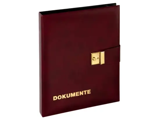 Dokumentenmappe Pagna 30503-31 A4 weinrot 4-Ring Mechanik