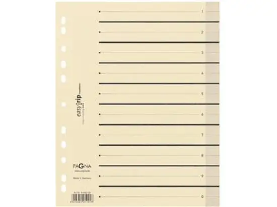 Trennblatt Pagna 44063-09 Easy Rip A4 beige, Pack 100 Stk