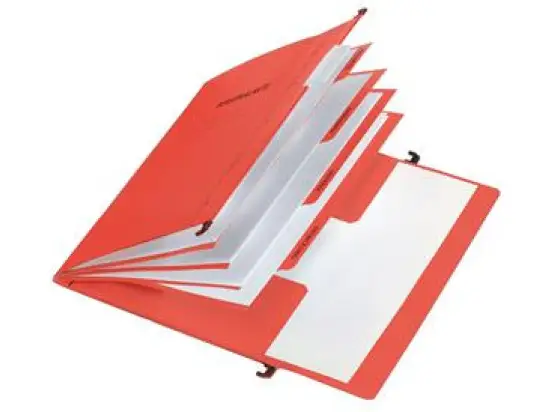 Personalmappe Pagna 44105-01 rot 5-teilig