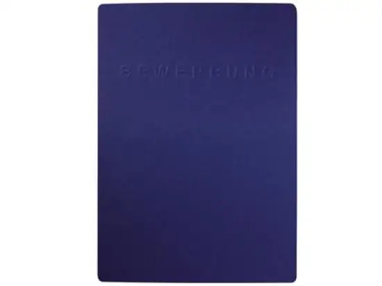 Bewerbungsmappe Pagna 44134-02 Shift blau 3-teilig Karton mit Prägung, Pack 10 Stk