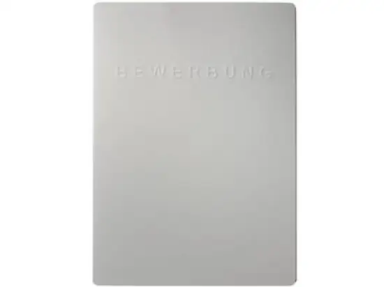 Bewerbungsmappe Pagna 44134-09 Shift ivory 3 -teilig Karton mit Prägung, Pack 10 Stk