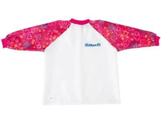 Kinder-Malschürze Pelikan 105353 Girl rot für 6-9 Jahre, inkl. Tragebeutel