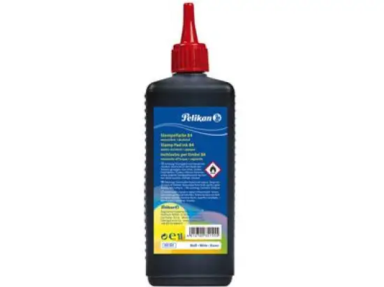 Stempelfarbe ohne Öl Pelikan 351551 300004215 84 weiß, Flasche 1000ml