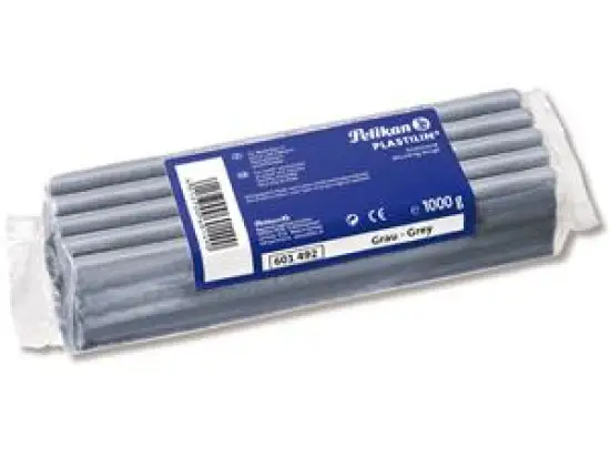 Knetmasse Pelikan 601492 Plastilin 680 grau, 1000g