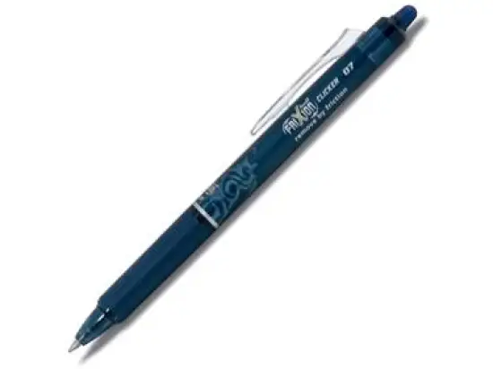 Tintenroller Pilot BLRT-FR7-BB 2270026 FriXion Ball Clicker 07 0,4mm, Edelstahlspitze, Wechselmine, Druckmechanik, blauschwarz