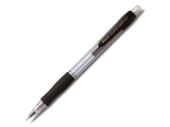 Druckbleistift Pilot H-187-SL-B 3012001 Super Grip 0,7mm schwarz, Pack 12 Stk