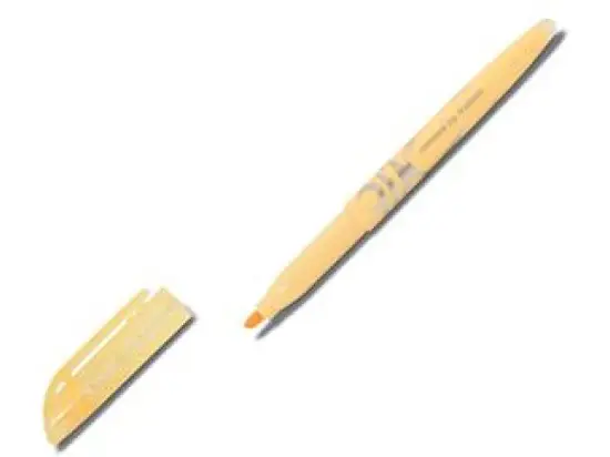 Textmarker Pilot SW-FL-SO 4136066 Frixion Light Soft 3,8mm, Keilspitze, radierbar, pastellorange, Pack 12 Stk