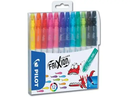Faserstift Pilot SW-FC-S12 4144S12 FriXion Colors 12er Etui, 12 Farben sortiert