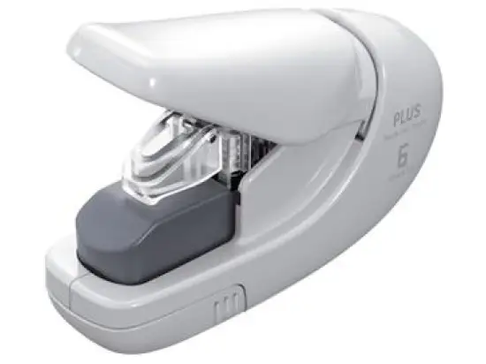 Klammerloses Heftgerät Plus 31145 weiß bis 5 Blatt klammerlos 3,5x7,4x10,8cm