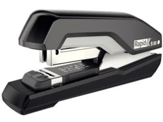 Heftgerät Rapid 5000543 S50 schwarz/grau Flat-Clinch bis 50 Blatt